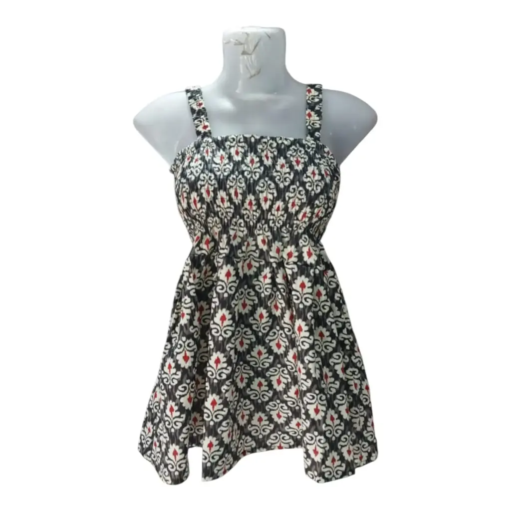 sleeveless flared peplum top